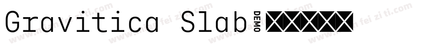 Gravitica Slab字体转换